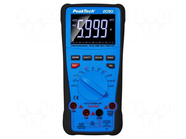 «PeakTech® P 5307» PH-mètre 4 en 1 pour PH/EC/TDS/TEMP