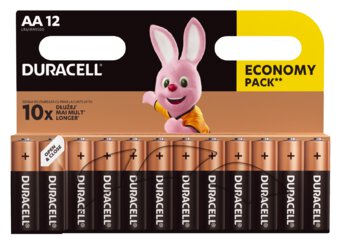 LR3/AAA/MN2400(K2) ECONOMY PACK DURACELL - Battery: alkaline, 1.5V; AAA,R3;  non-rechargeable; 2pcs; BASIC; BAT-LR3/DR-B2