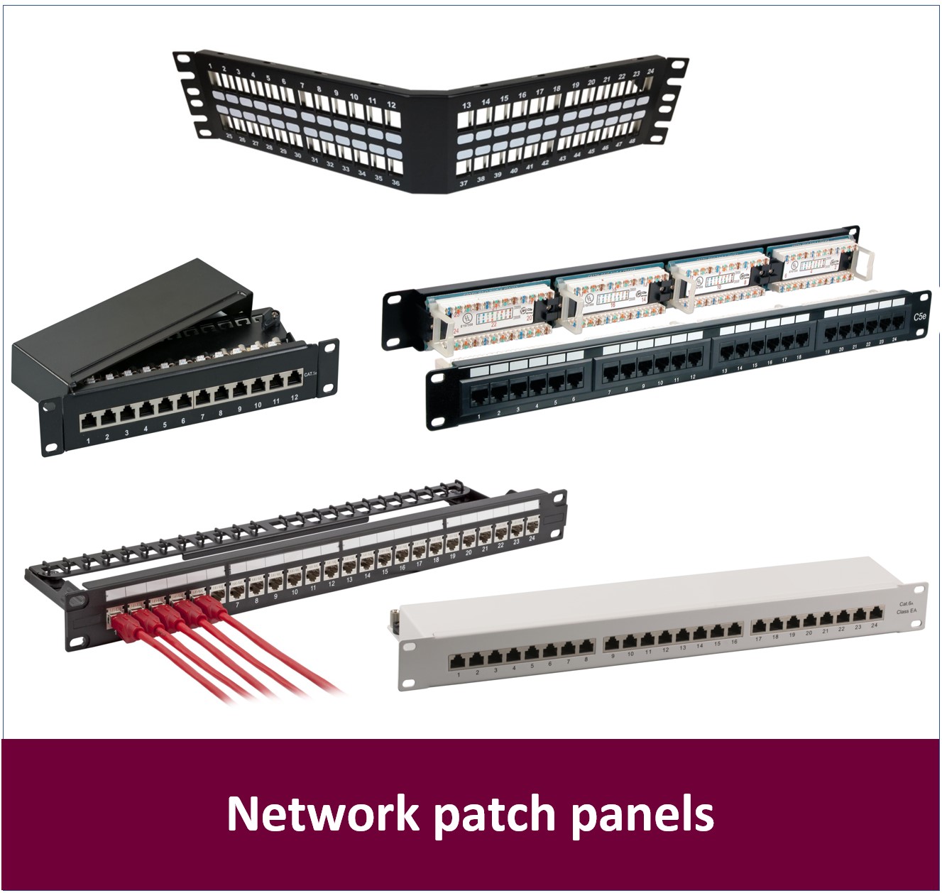 Network patch panels