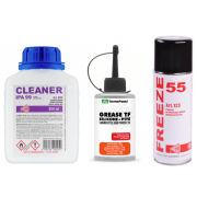 Chemical products for cleaning and installation