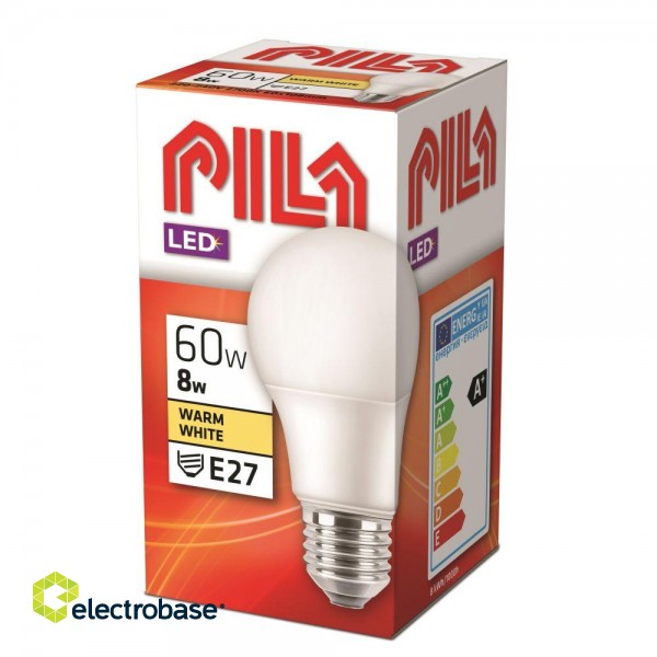 PILA LED 60W A60 E27 WW FR ND 1CT/6 spuldze