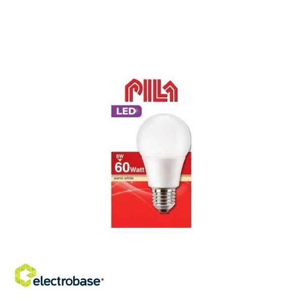 PILA LED 8W (60W) 806lm E27 A60 FR 2700K ND spuldze