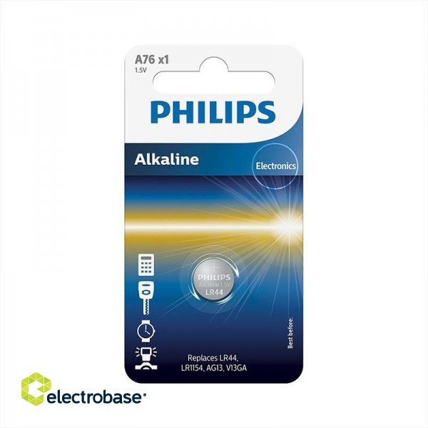 Philips Minicells pogveida baterija A76 1 gb 8711500802521
