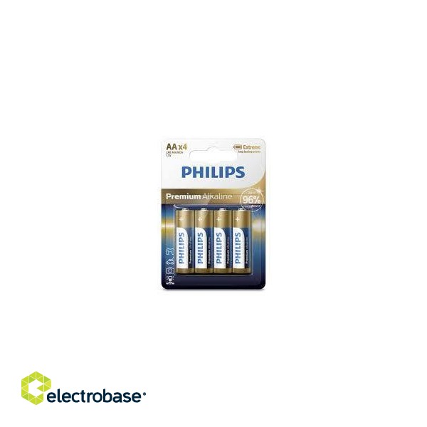 Philips Premium Alkaline LR6M4B AA baterija 4gb 4895185609768