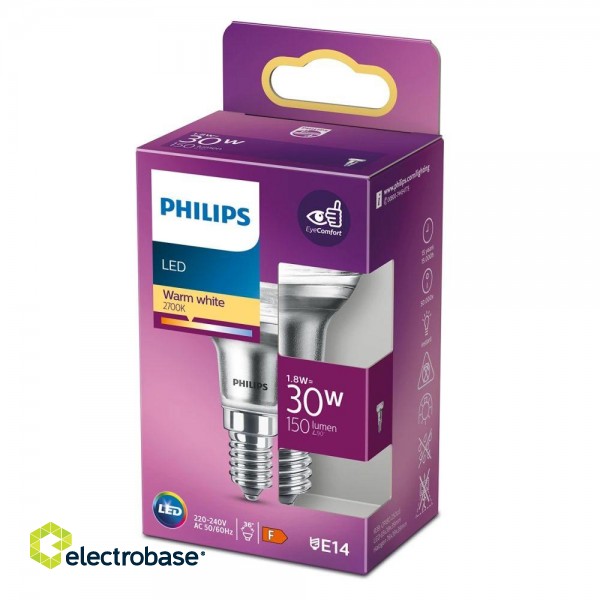 Philips LED CLA 30W R39 E14 WW 36D ND RF 1PF/12 spuldze 8718699773755