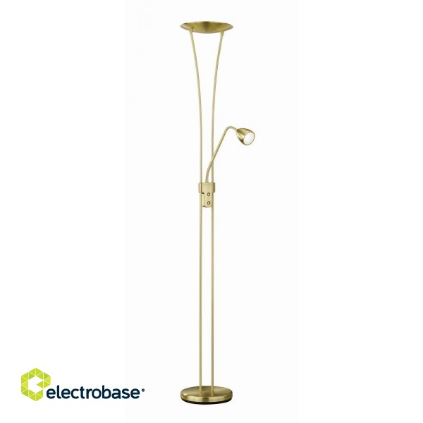 Trio-Lighting Arizona LED  uplighter brass stāvlampa