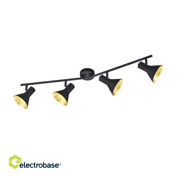 Trio-Lighting Nina 4-pc E14 black virziena gaismeklis