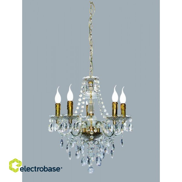 Trio-Lighting Luster chandelier 5-pc E14 bronze lustra