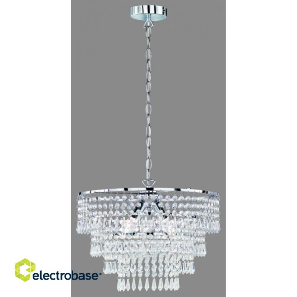 Trio-Lighting Orient chandelier 3xE14 chrome lustra