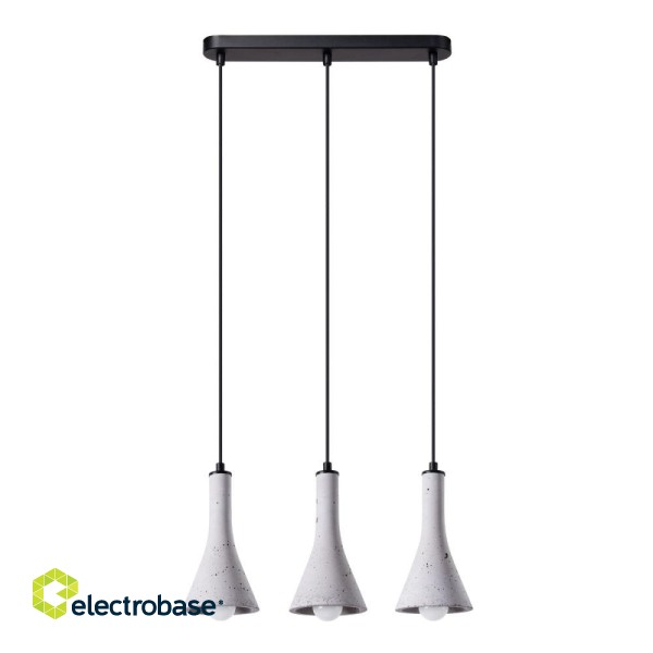 Sollux Lighting Pendant lamp REA 3L concrete gaismeklis