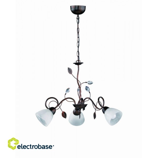 Trio-Lighting Traditio chandelier 3-pc E14 rustic lustra