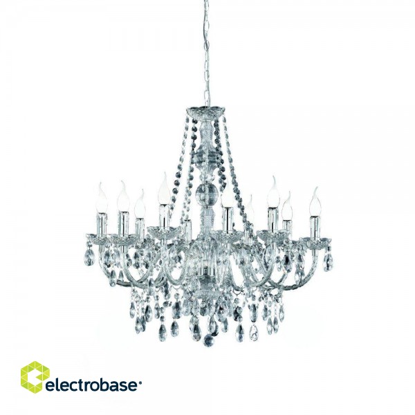 Trio-Lighting Luster chandelier 10-pc 10xE14 transparent lustra
