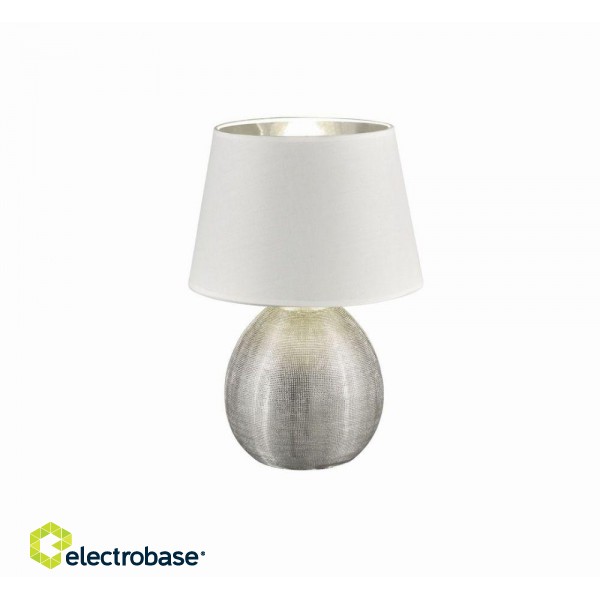 TRIO-Lighting Luxor table lamp 35 cm E27 silver gaismeklis