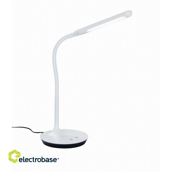 TRIO-Lighting Polo LED table lamp matt white gaismeklis