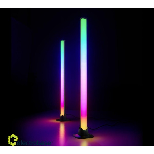 TRIO-Lighting Boy LED table lamp 2 kpl black RGB gaismeklis