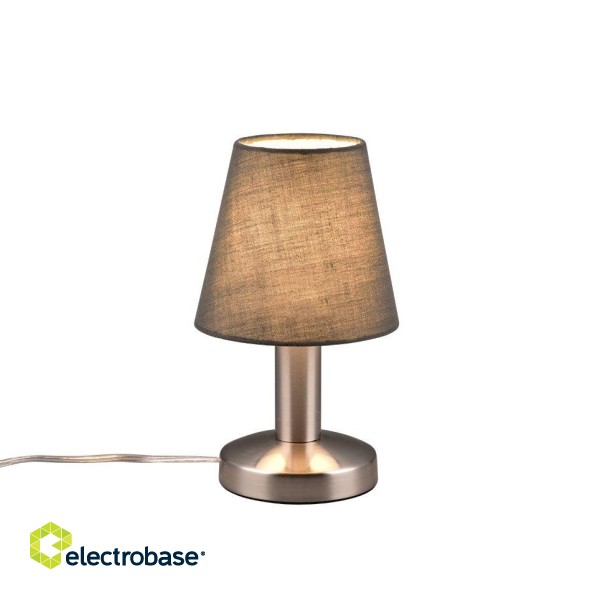 TRIO-Lighting Mats II table lamp E14 grey galda lampa