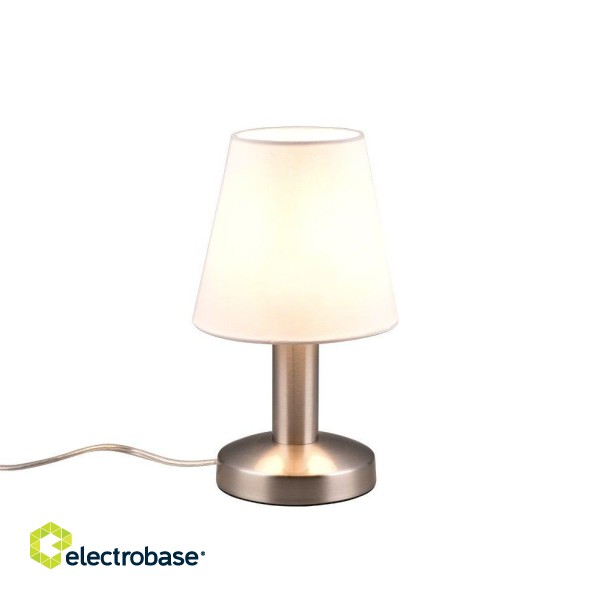 TRIO-Lighting Mats II table lamp E14 white gaismeklis