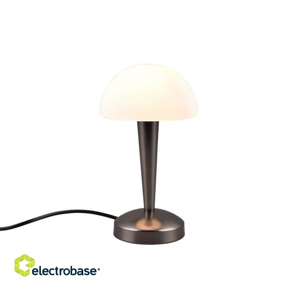TRIO-Lighting Canaria table lamp E14 (incl.) black/chrome gaismeklis