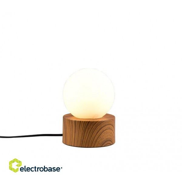 TRIO-Lighting Countess table lamp E14 wood gaismeklis