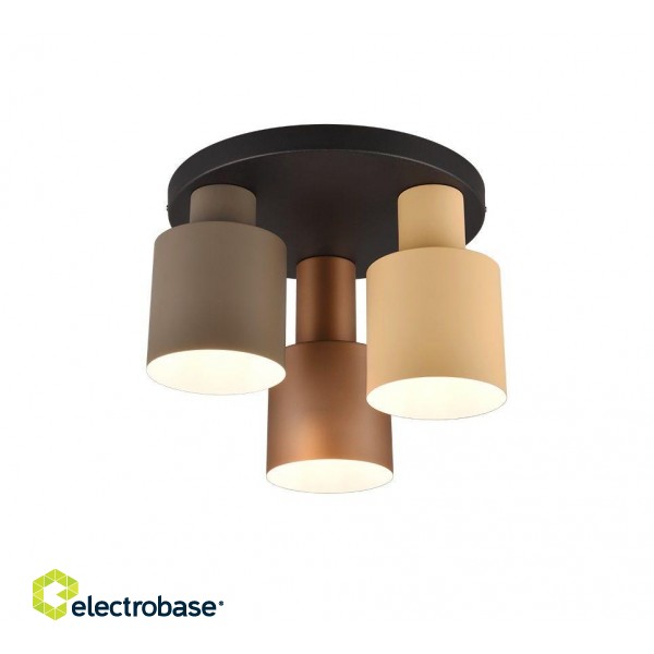 Trio-Lighting Agudo  3-pc E27 multicolor griestu lampa