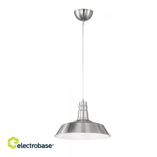 Trio-Lighting Will  E27 brushed steel piekaramā lampa