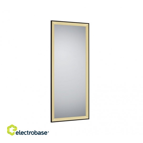 Bianka spogulis 70 x 170 cm melns/zelta