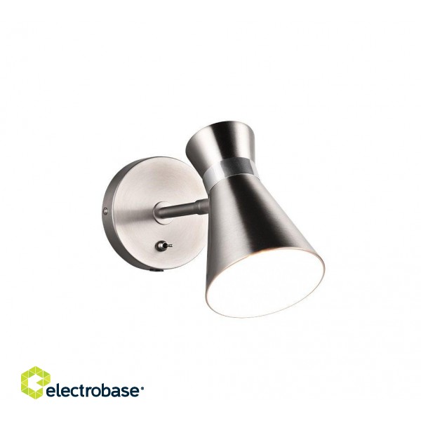 Trio-Lighting Enzo  E27 brushed steel sienas lampa