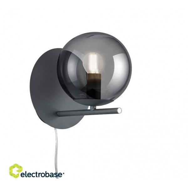 Trio-Lighting Pure  E14 anthracite sienas lampa