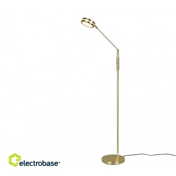 Trio-Lighting Franklin LED  matt brass stāvlampa