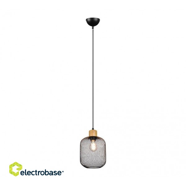 Trio-Lighting Calimero  1-pc E27 22 cm matt black piekaramā lampa