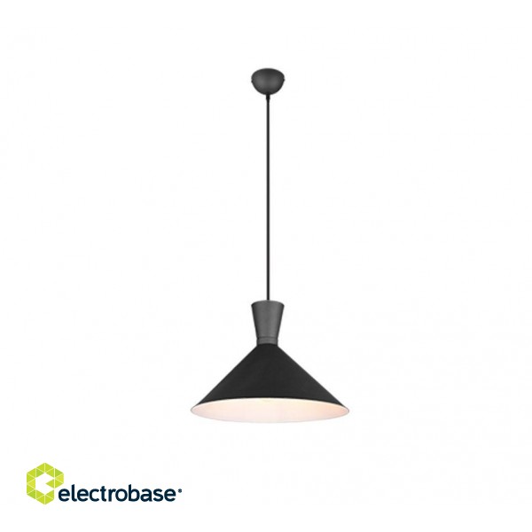 Trio-Lighting Enzo  35 cm E27 matt black piekaramā lampa