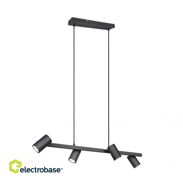 Trio-Lighting Marley  80 cm 4-pc GU10 matt black piekaramā lampa