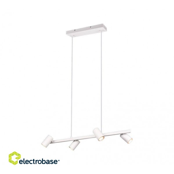 Trio-Lighting Marley  80 cm 4-pc GU10 matt white piekaramā lampa