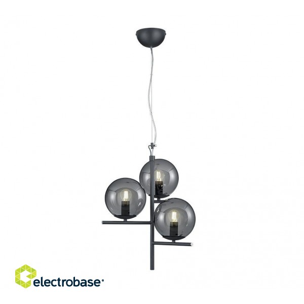 Trio-Lighting Pure  3-pc E14 anthracite piekaramā lampa