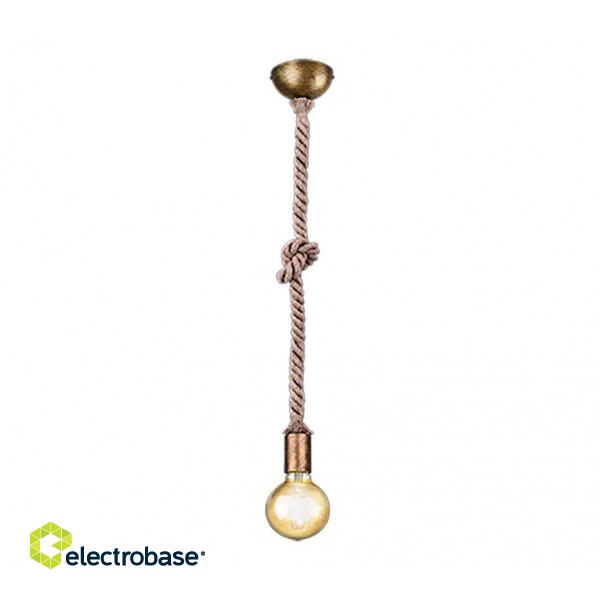 Trio-Lighting Rope  E27 antique brass piekaramā lampa