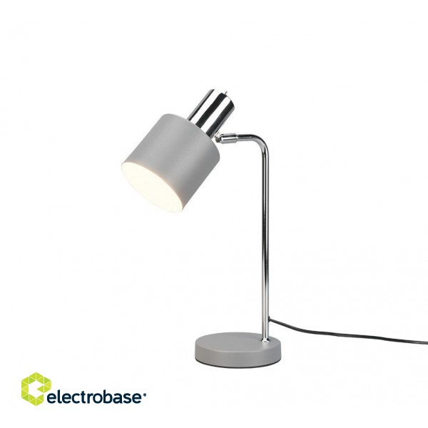 TRIO-Lighting Adam table lamp E14 grey/chrome gaismeklis
