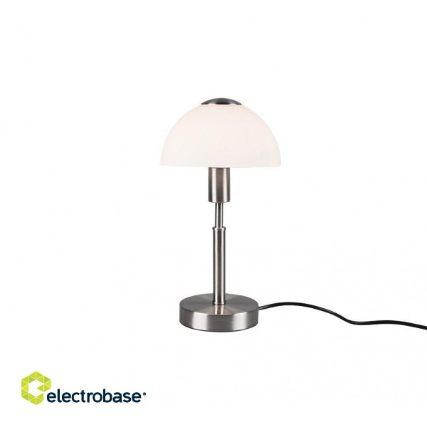 TRIO-Lighting Don II table lamp E14 brushed steel gaismeklis
