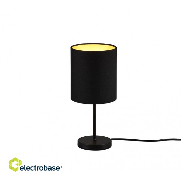 TRIO-Lighting Jerry table lamp E14 matt black/gold gaismeklis
