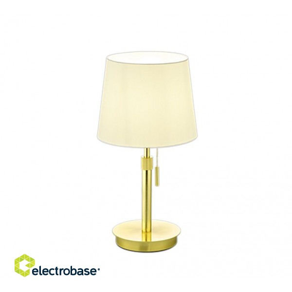 TRIO-Lighting Lyon table lamp E27 matt brass gaismeklis