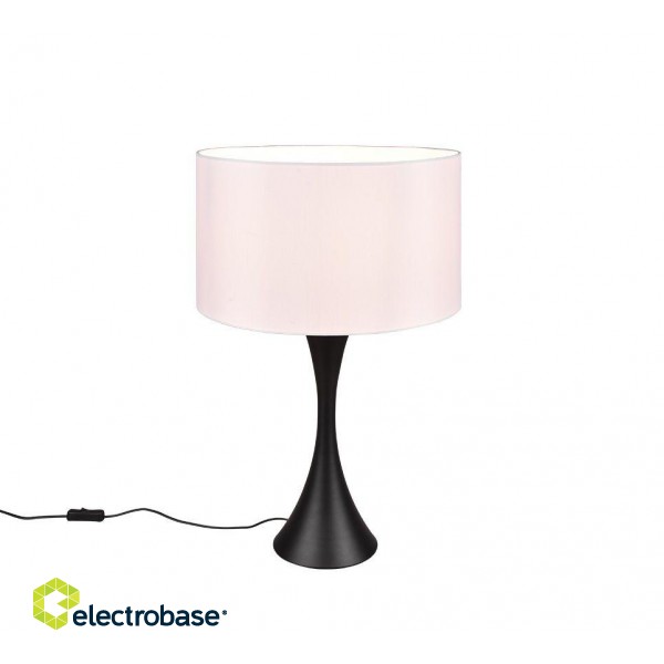 TRIO-Lighting Sabia table lamp 62 cm E27 matt black/white gaismeklis