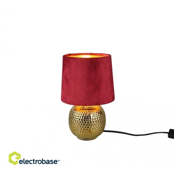 TRIO-Lighting Sophia table lamp E14 wine red gaismeklis
