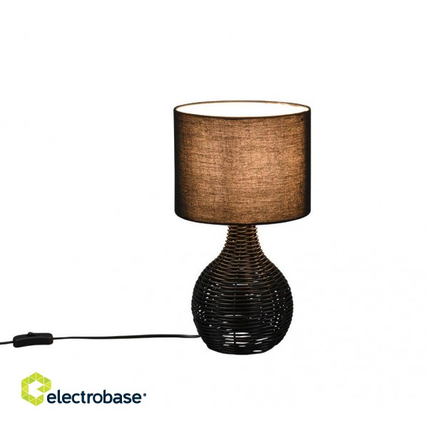 TRIO-Lighting Sprout table lamp E27 black gaismeklis