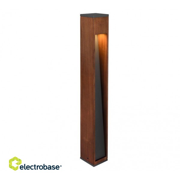 Trio-Lighting OUTDOOR Canning stabiņš GU10 80 cm wood/anthracite