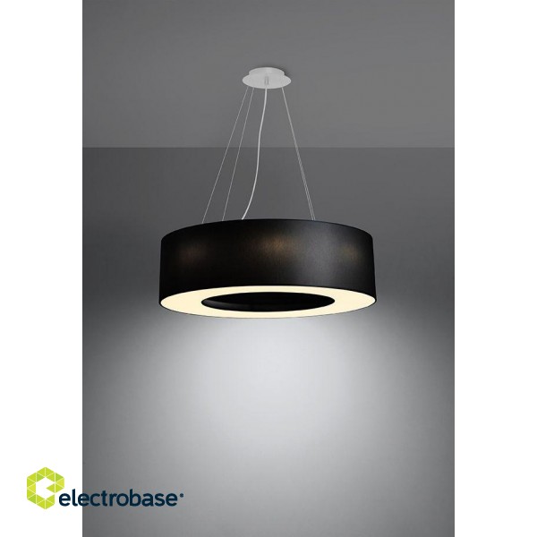 Chandelier SATURNO 70 black gaismeklis