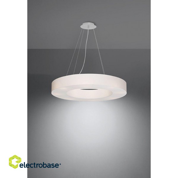 Sollux Lighting lustra SATURNO SLIM 70 balta