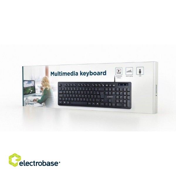 Gembird KB-MCH-04-RU Keyboard USB / RU image 3