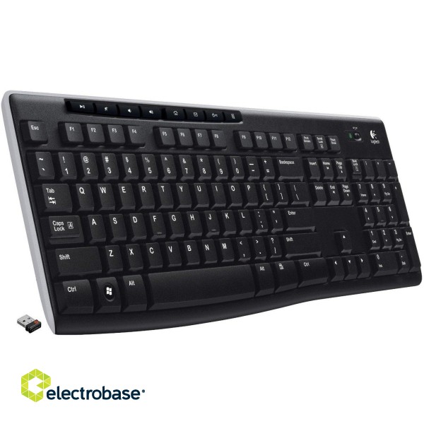 Logitech K270 Bezvadu klaviatūra (ENG) image 3