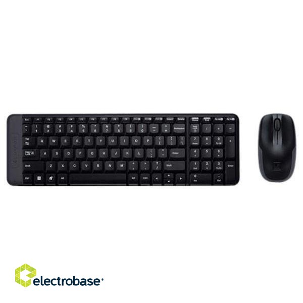 Logitech MK 220 WRL Set Keyboard + Mouse Black (ENG)