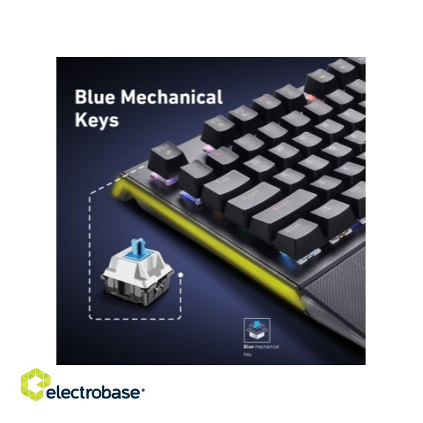 VERTUX Toucan Mechanical Gaming RGB Keyboard paveikslėlis 3