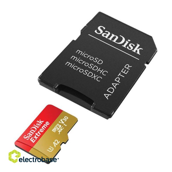 SanDisk Extreme Atmiņas Karte microSDXC + Adapteris 512 GB